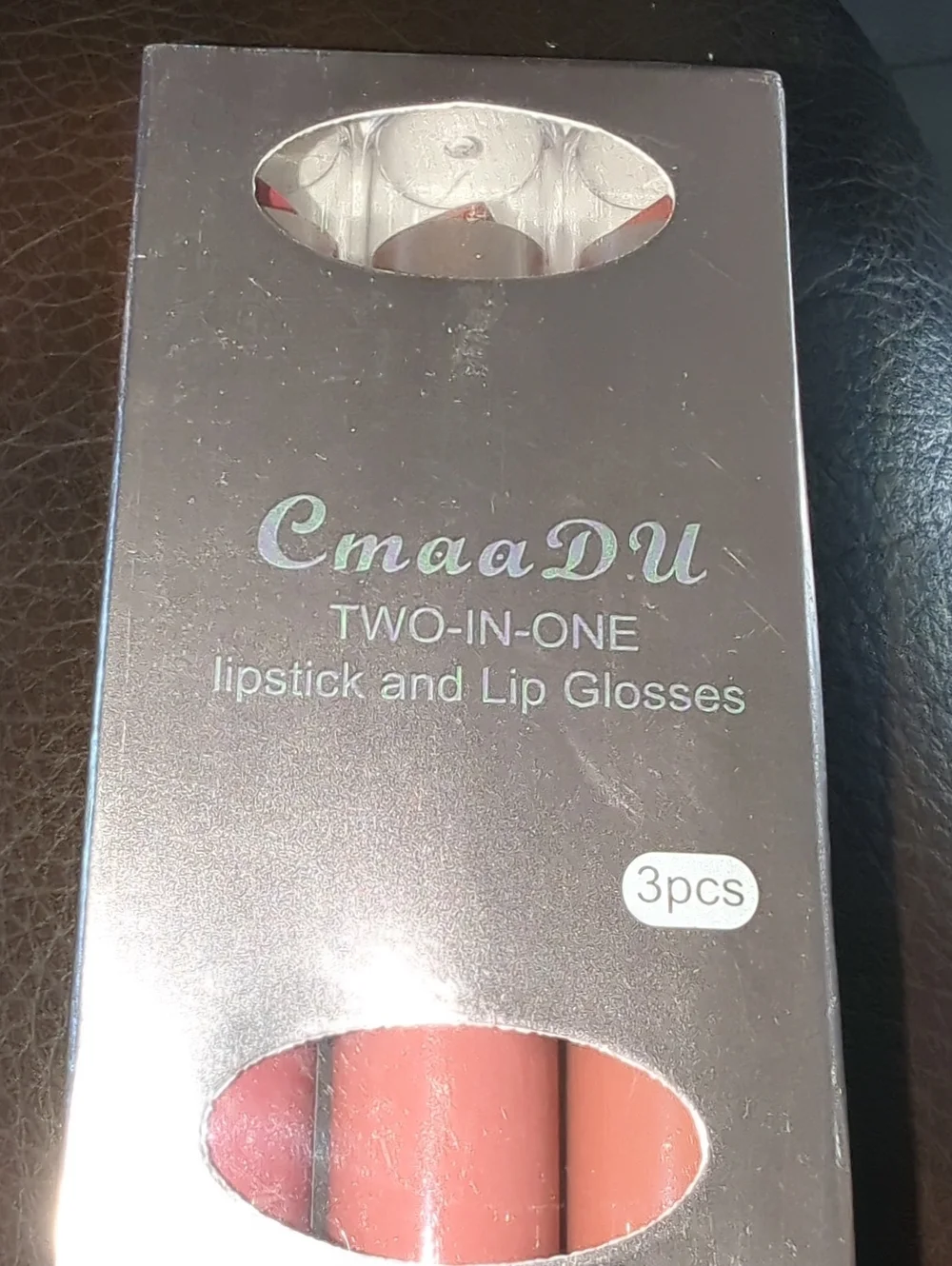 Two-in-One Lipstick & Lip Gloss Set — Pink and Nude Trio